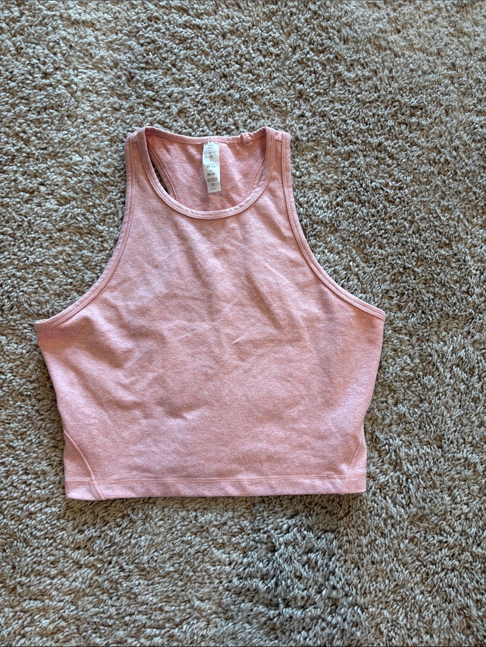 Women’s High-Neck Active Cropped Tank Top